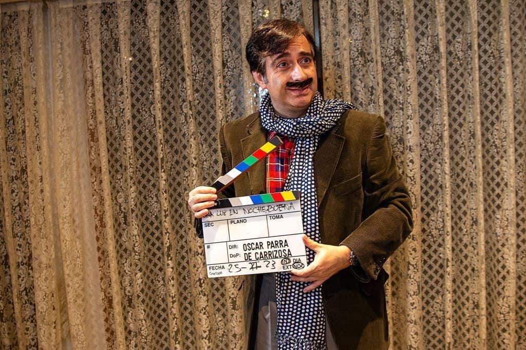 El actor José Luis Panero, caracterizado como Luis José.