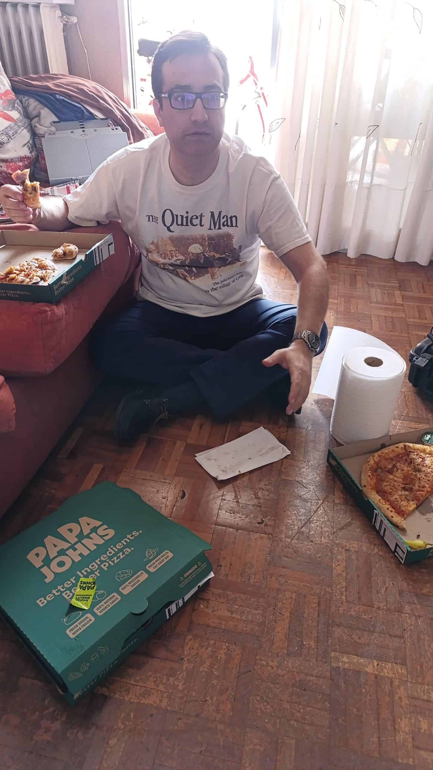 El actor José Luis Panero. presto a meterse en la piel de Luis José